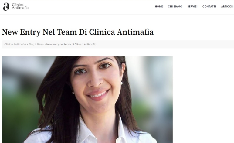 New Entry Nel Team Di Clinica Antimafia